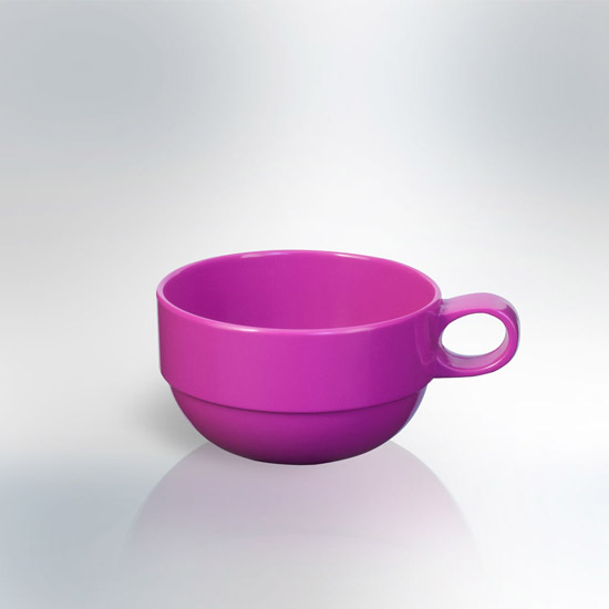 Bowl with Ear Green & Pink