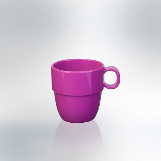 Mug with Ear Green & Pink